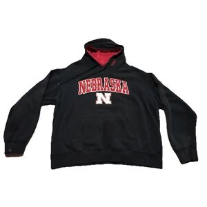 Nebraska Cornhuskers‎ Stadium Athletics Adult Size XL Hoodie Black